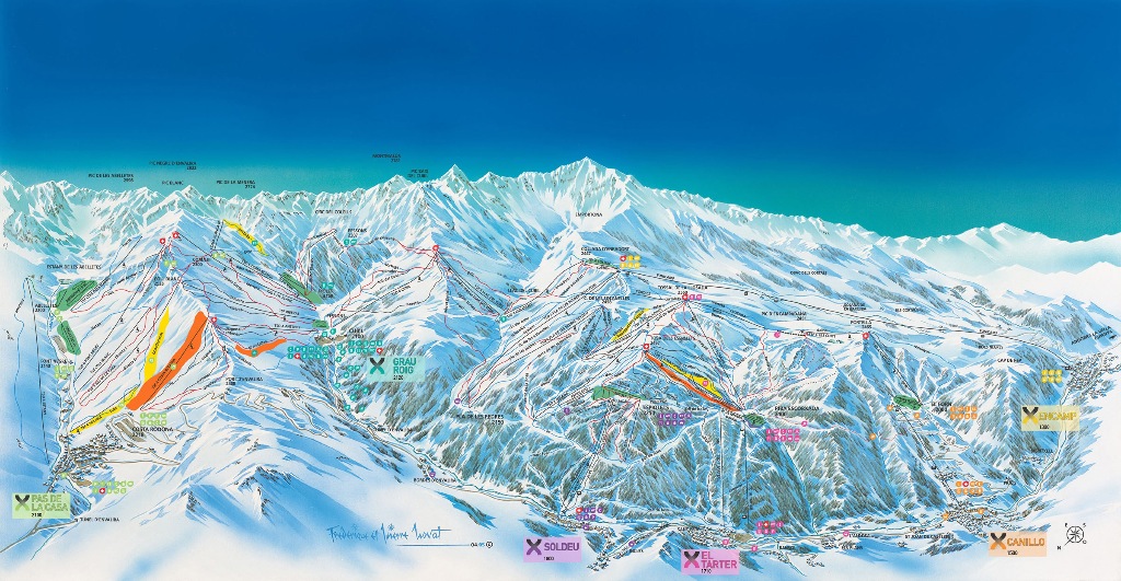 Soldeu And el Tarter map