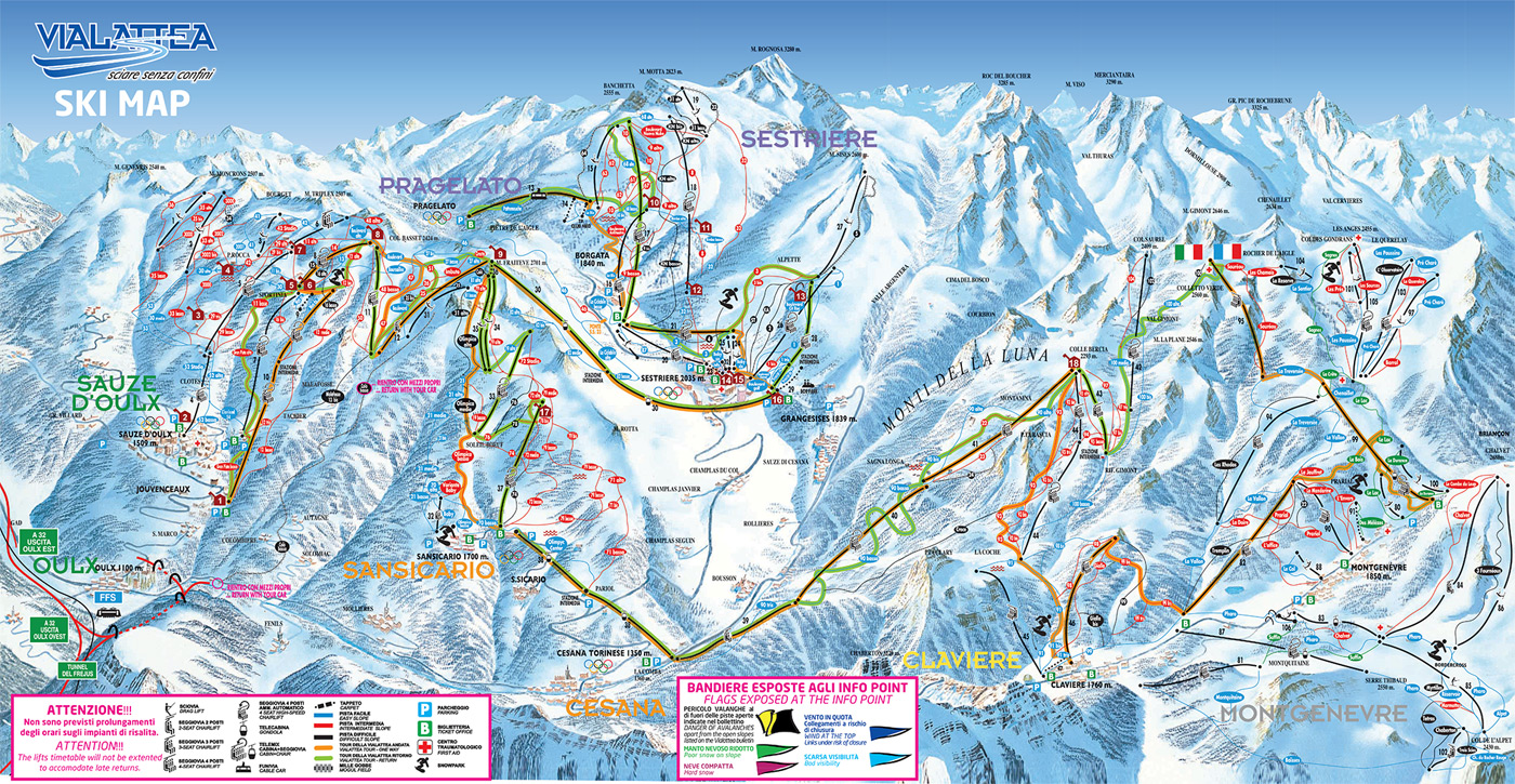 Claviere map