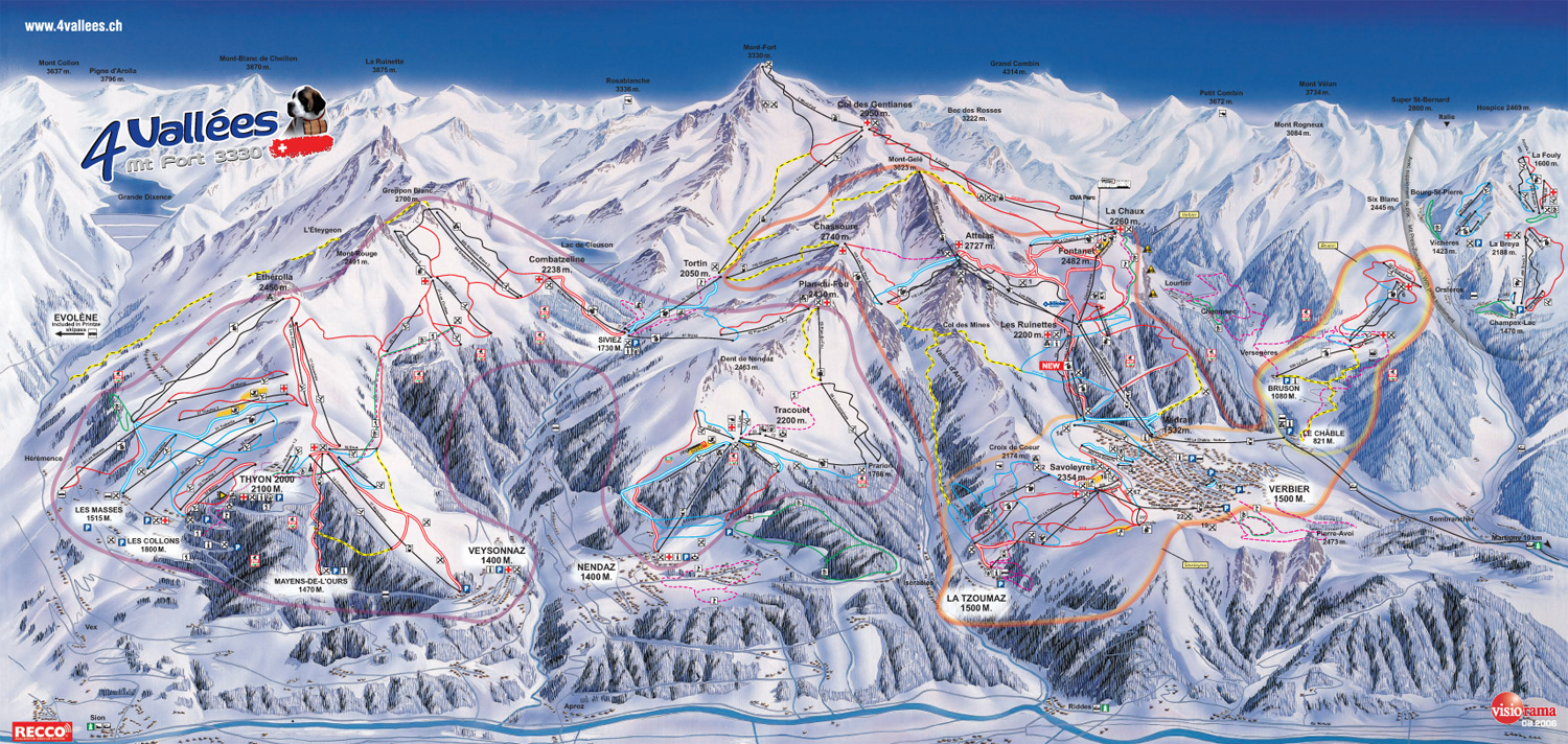 Verbier map